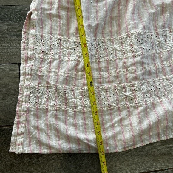 Rare Loveshackfancy Pink Isla Midi Embroidered Boho Dress - Picture 12 of 15